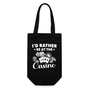 Casino - Gift Bag for Bottles - black - Front