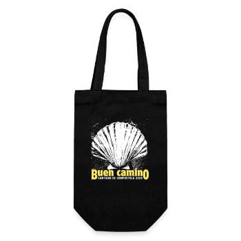 Buen Camino 2026 | Chemin de Saint-Jacques, Pèlerins, Santiago - Sac à bouteille - noir - Devant