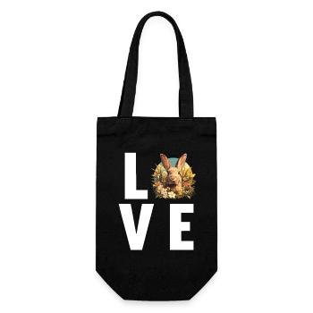 Bunny Bunny - Gift Bag for Bottles - black - Front