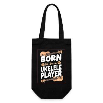 Ukulélé hawaïen Uke né pour être un - Sac à bouteille - noir - Devant
