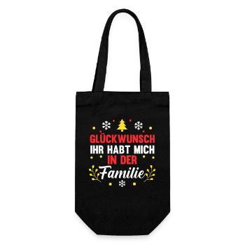 Noël du Père Noël - Sac à bouteille - noir - Devant