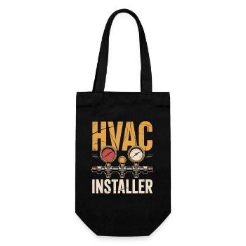 Don de la technologie de réfrigération de ventilation de l’équipe HVAC - Sac à bouteille - noir - Devant