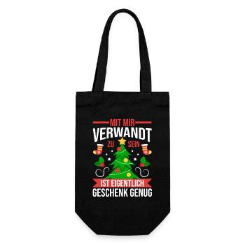 Noël du Père Noël - Sac à bouteille - noir - Devant