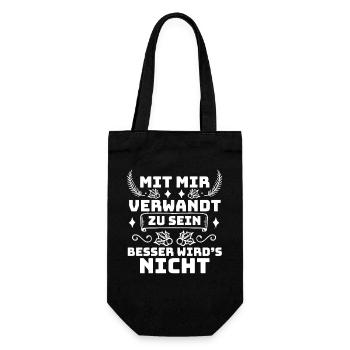 Noël du Père Noël - Sac à bouteille - noir - Devant