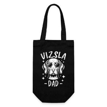 Vizsla dit Papa Papa Drôle Vizsla Cadeau Vizsla - Sac à bouteille - noir - Devant
