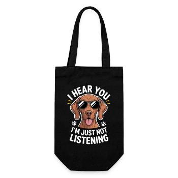 Vizsla Diccion des Chiens Drôle Regal Vizsla - Sac à bouteille - noir - Devant