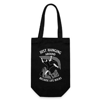 Juste traîner parce que la vie est un peu génial à grimper - Sac à bouteille - noir - Devant