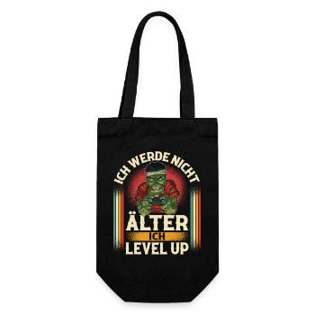 Gamer Gaming - Geschenkbeutel für Flaschen - Schwarz - Vorne