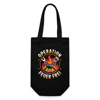 Motif maître de grill sans feu pour l’opération - Sac à bouteille - noir - Devant