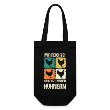 poulets poulets éleveurs de poulets éleveurs poulets d’élevage - Sac à bouteille - noir - Devant