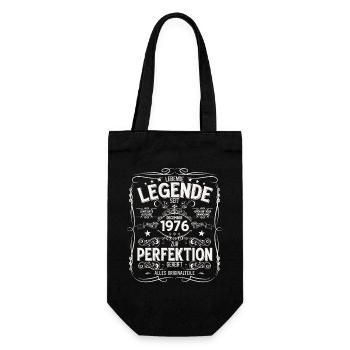 49e anniversaire Millésime décembre 1976 - Sac à bouteille - noir - Devant