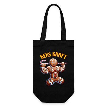 Amusement de force de force de Noël - Sac à bouteille - noir - Devant