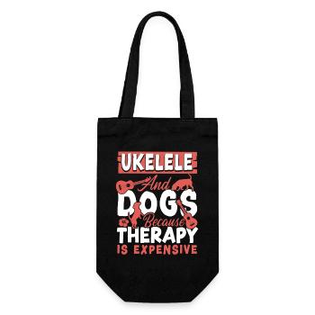 Ukulélé hawaïen ukulélé pour chien - Sac à bouteille - noir - Devant
