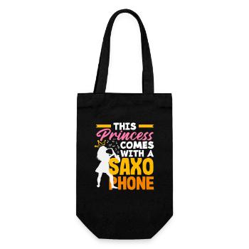 Cette princesse vient avec un - Sac à bouteille - noir - Devant