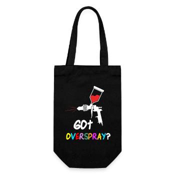 Overspray Colorful Artist Painter Art - Gift Bag for Bottles - black - Front
