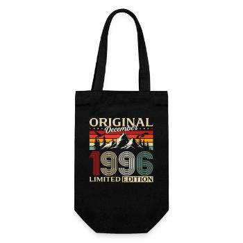 29e anniversaire Original décembre Né en 1996 - Sac à bouteille - noir - Devant