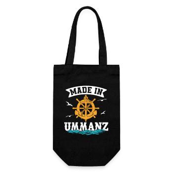Baltic Sea holiday MADE IN UMMANZ Fun - Gift Bag for Bottles - black - Front
