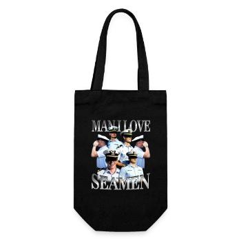 Man I Love Seamen Unwearable Bootleg - Gift Bag for Bottles - black - Front