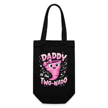 Daddy Two-Nado Pink Swirl - Gift Bag for Bottles - black - Front