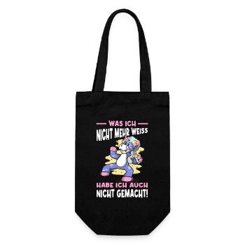Dictons drôles, tenues amusantes, ironie, sarcasme - Sac à bouteille - noir - Devant