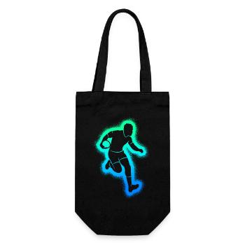Rugby Players Kids Men Boys Rugby - Gift Bag for Bottles - black - Front
