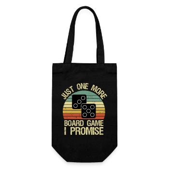 Juste un jeu de société de plus, je te le promets, joueur de société - Sac à bouteille - noir - Devant