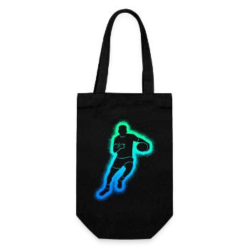 Rugby Players Kids Boys Men Rugby - Gift Bag for Bottles - black - Front
