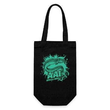 Eel – The Hunter of the Night - Gift Bag for Bottles - black - Front