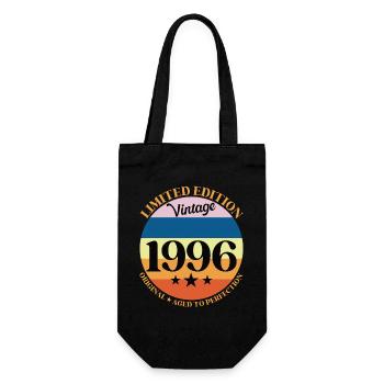 1996 Anniversaire Vintage Cadeau d'Anniversaire 96 - Sac à bouteille - noir - Devant