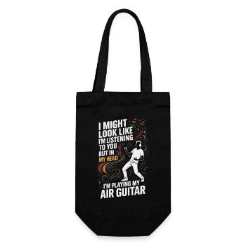 Luftgitarre Air Guitar - Sac à bouteille - noir - Devant