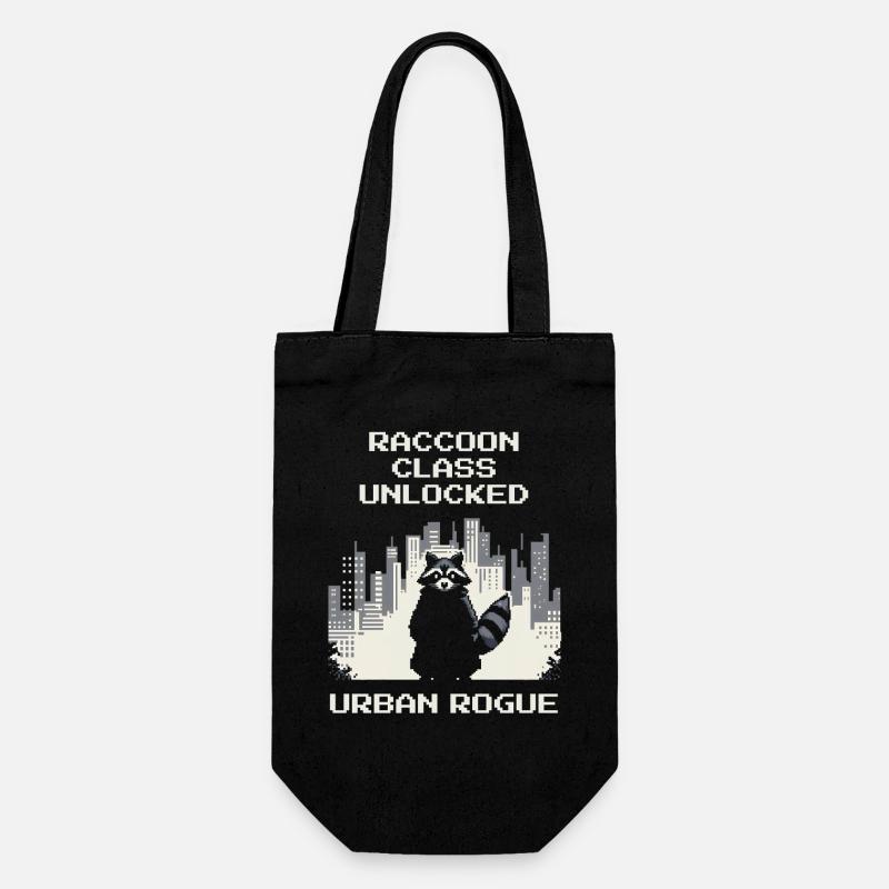 Classe Raton Laveur Déverrouillée | Vilain urbain - Sac à bouteille - noir