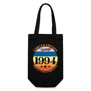 1994 Anniversaire Vintage Cadeau d'Anniversaire 94 - Sac à bouteille - noir - Devant