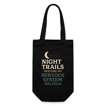 Neurodivergent introvert - Gift Bag for Bottles - black - Front