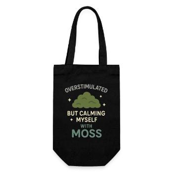 Neurodivergent introvert - Gift Bag for Bottles - black - Front