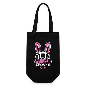 Skishaserl Après Ski Club | Ski | Winter sports - Gift Bag for Bottles - black - Front