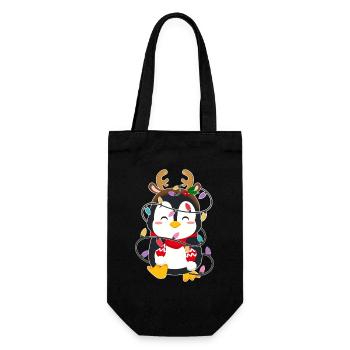 Christmas Christmas Gifts - Gift Bag for Bottles - black - Front