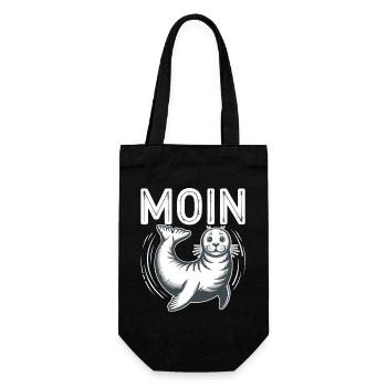 Phoque des phoques mer Baltique Moin en mer du Nord - Sac à bouteille - noir - Devant
