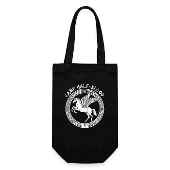  Camp HalfBlood Flying Horse Camping Half blood - Gift Bag for Bottles - black - Front
