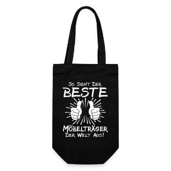 Best Furniture Carrier - Gift Bag for Bottles - black - Front