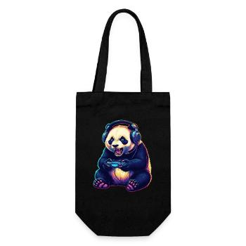 Perroquets Jeux vidéo d’animaux Jeux drôles - Sac à bouteille - noir - Devant