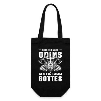 Viking Outfits Valhalla Norse Mythology - Gift Bag for Bottles - black - Front