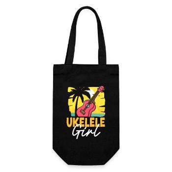 Ukulélé hawaïen ukulélé Ukulélé Girl - Sac à bouteille - noir - Devant
