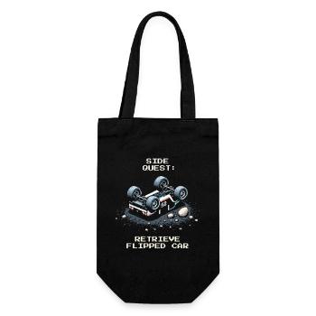 Side Quest: Flip Car | RC Cars - Gift Bag for Bottles - black - Front