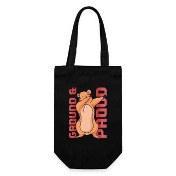 Groundhog Day Groundhog - Gift Bag for Bottles - black - Front