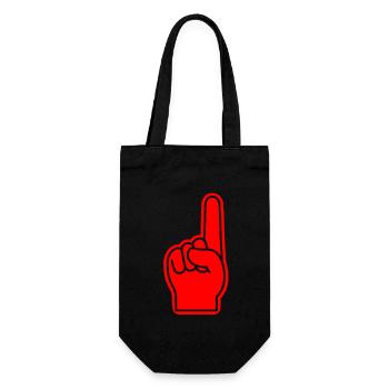 Supporter Sport USA - Geschenkbeutel für Flaschen - Schwarz - Vorne