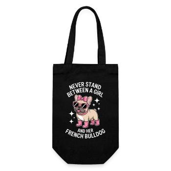 Dictons du bouledogue français Cadeau du bouledogue français - Sac à bouteille - noir - Devant
