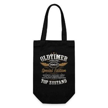 33rd Birthday Gift Classic Car January 1993 - Gift Bag for Bottles - black - Front