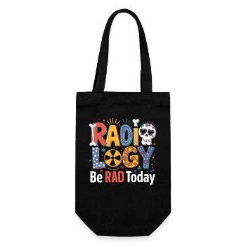 Radiology Be RAD Today - Gift Bag for Bottles - black - Front