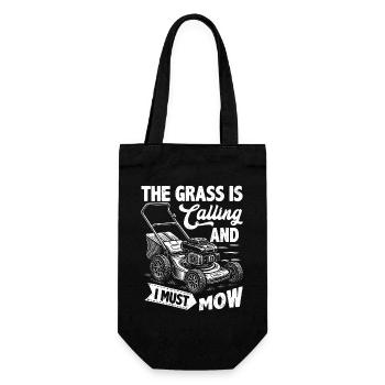 L’herbe m’appelle et je dois tondre - Sac à bouteille - noir - Devant