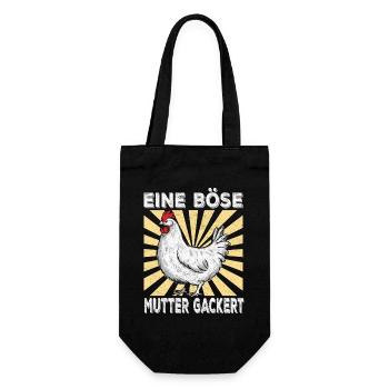 Une mère maléfique ricane - Sac à bouteille - noir - Devant